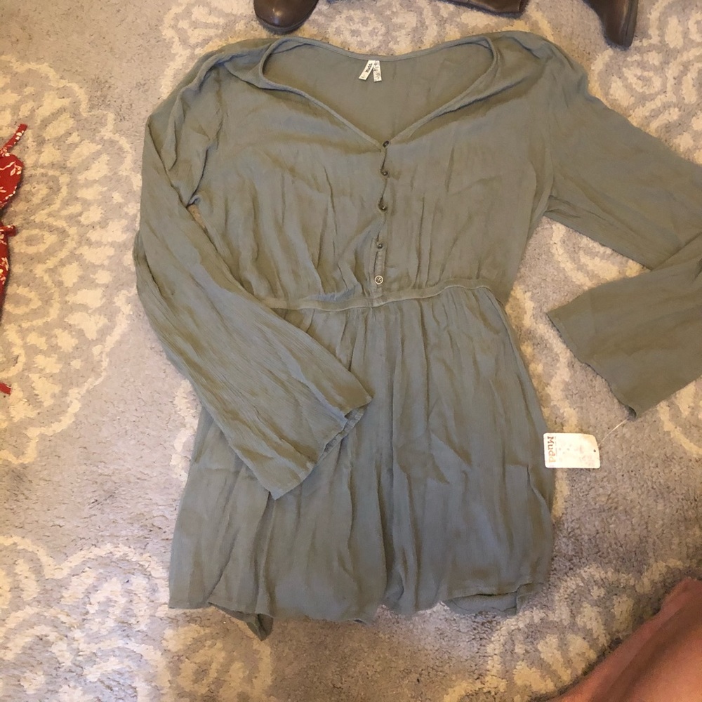 Long sleeve romper
